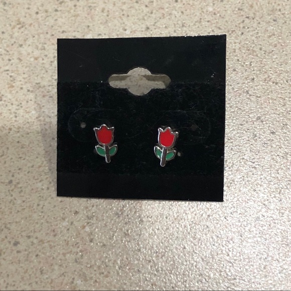 🍎💗🌹Earrings 🌹💗🍎 - Picture 3 of 6